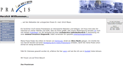 Desktop Screenshot of praxis-dr-meyer.de