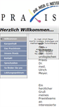 Mobile Screenshot of praxis-dr-meyer.de